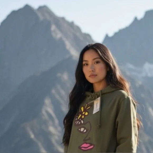 NEW- Large Take Pride
Graphic PEACE PROJECT
Olive Green long sleeve Top - Picture 3 of 12